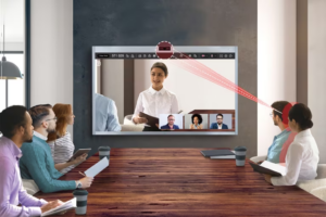 video conferencing display for small business