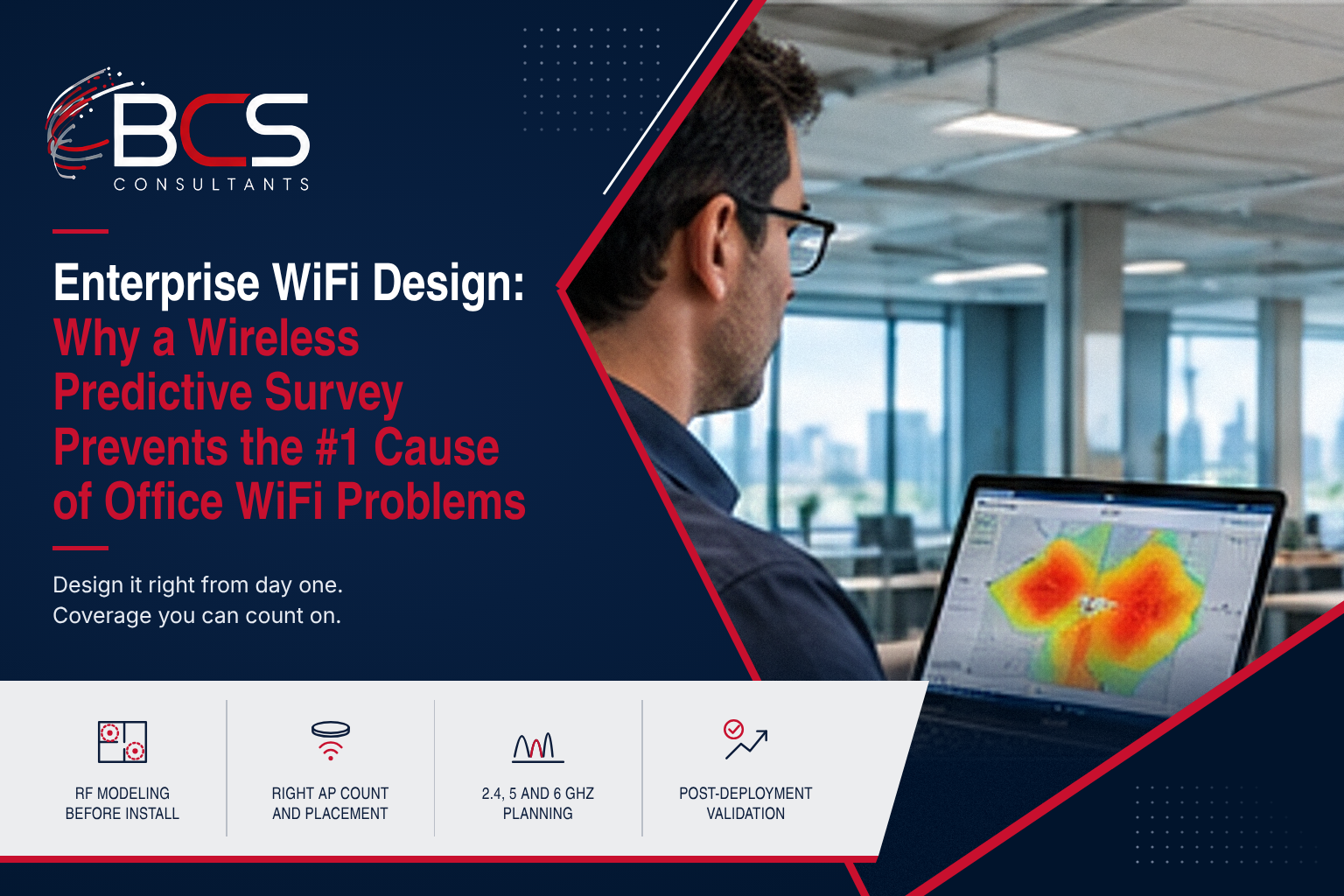Enterprise WiFi Design: Why a Wireless Predictive Survey Prevents the #1 Cause of Office WiFi Problems